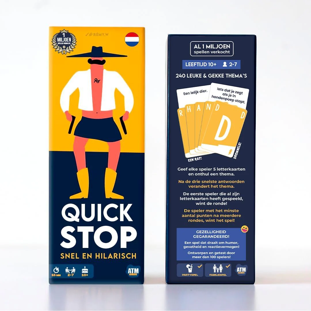 QUICKSTOP – Het ultieme kaartspel voor snelle denkers & grappige momenten | Family- & Partyspel | Vanaf 10 Jaar | 2-7 Spelers | 30 min | Compact Reisspel voor Elke Gelegenheid - Image 6