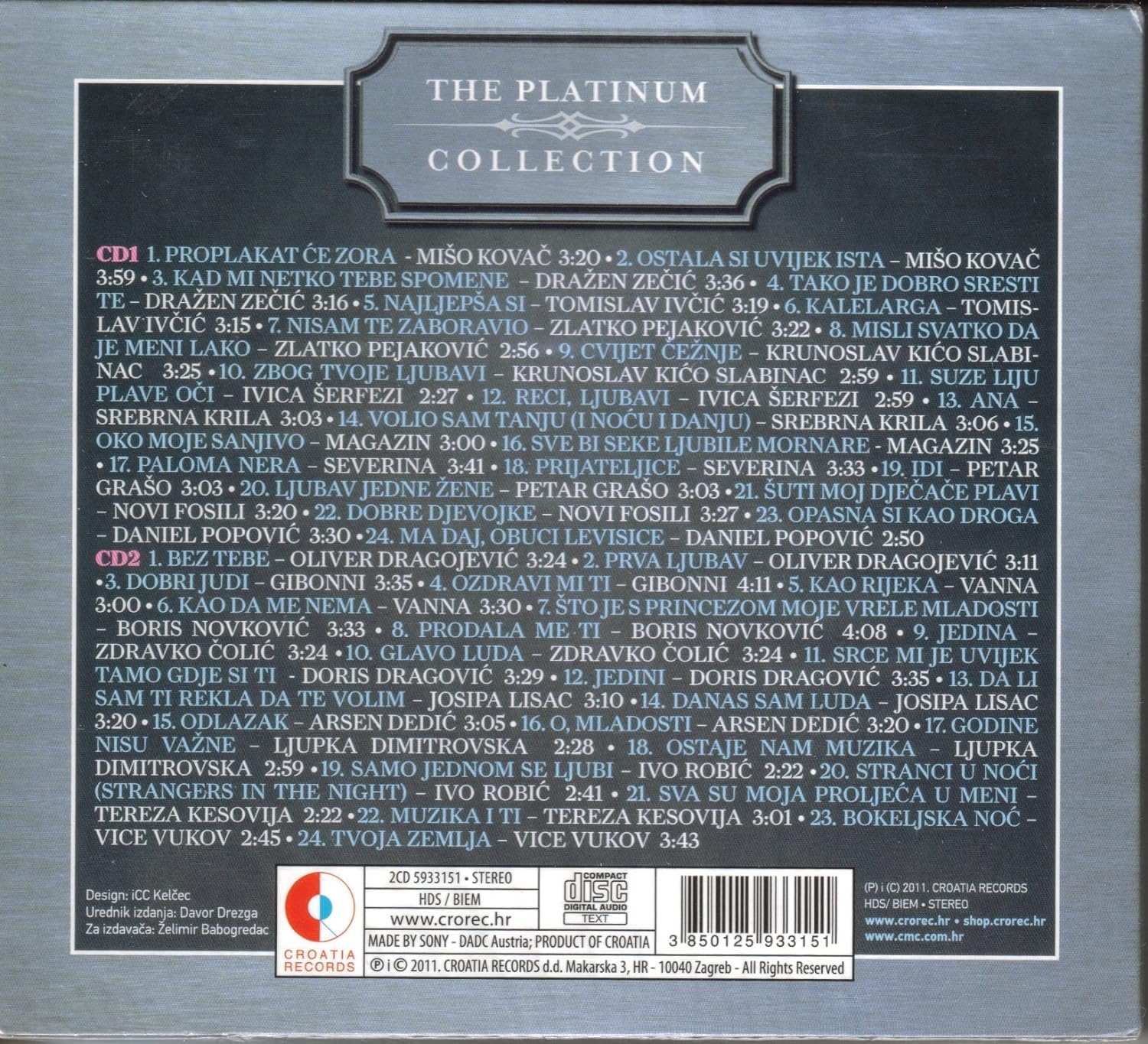 RAZNI IZVODJACI-Best Of The Platinum Collection 2 - Image 2