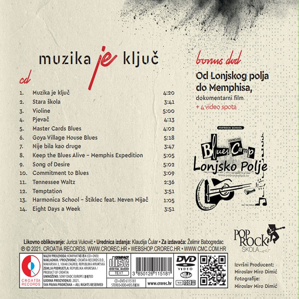 MUZIKA JE KLJUC (DVD+CD - Image 2