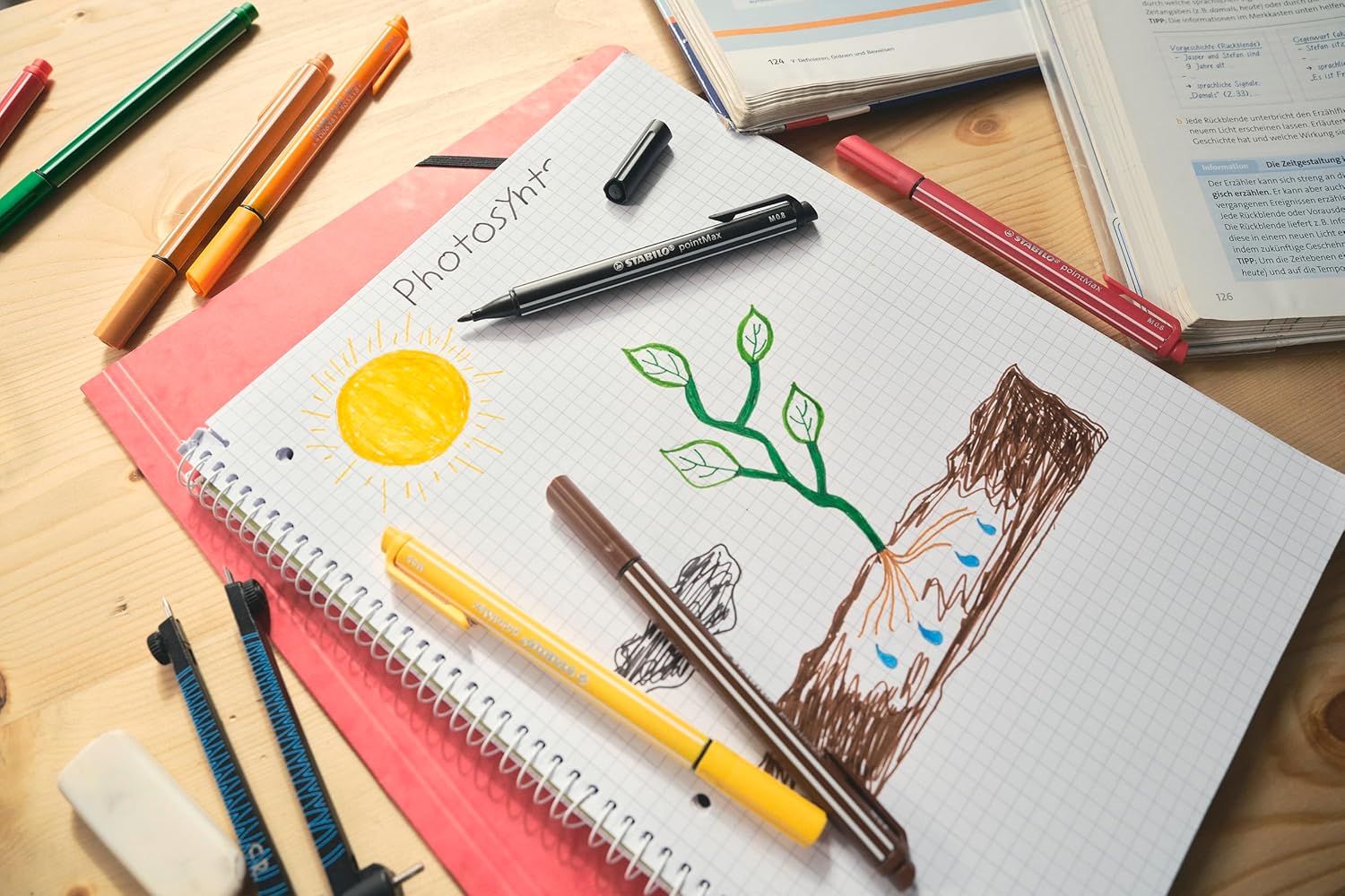 Stabilo Pointmax Fineliners - 4Dlg. - Image 4