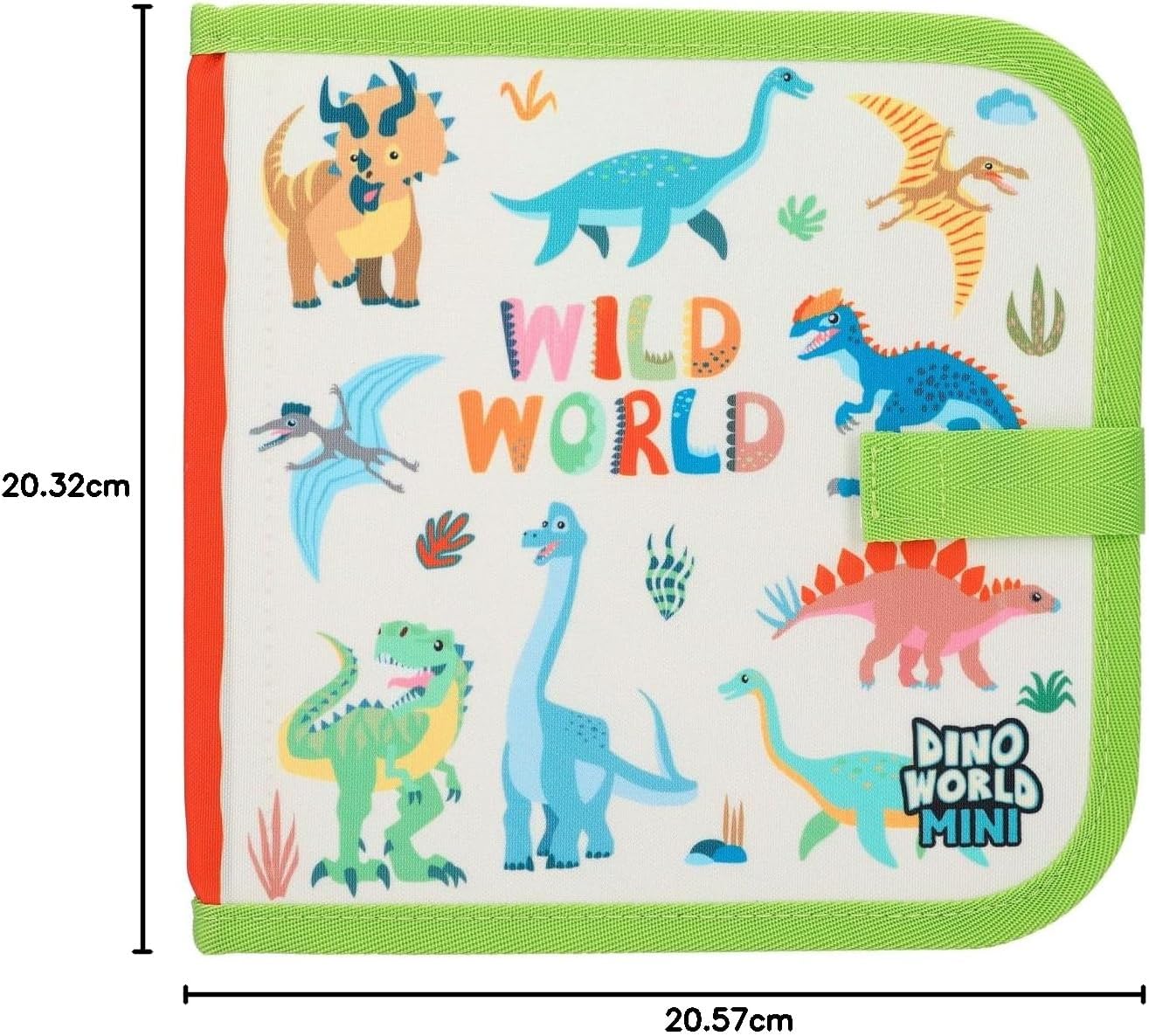 Depesche Dino World Paint & Swipe Book 12101 Colouring Book with Wipe Clean Pages Includes 6 Fibre Pens - Image 7