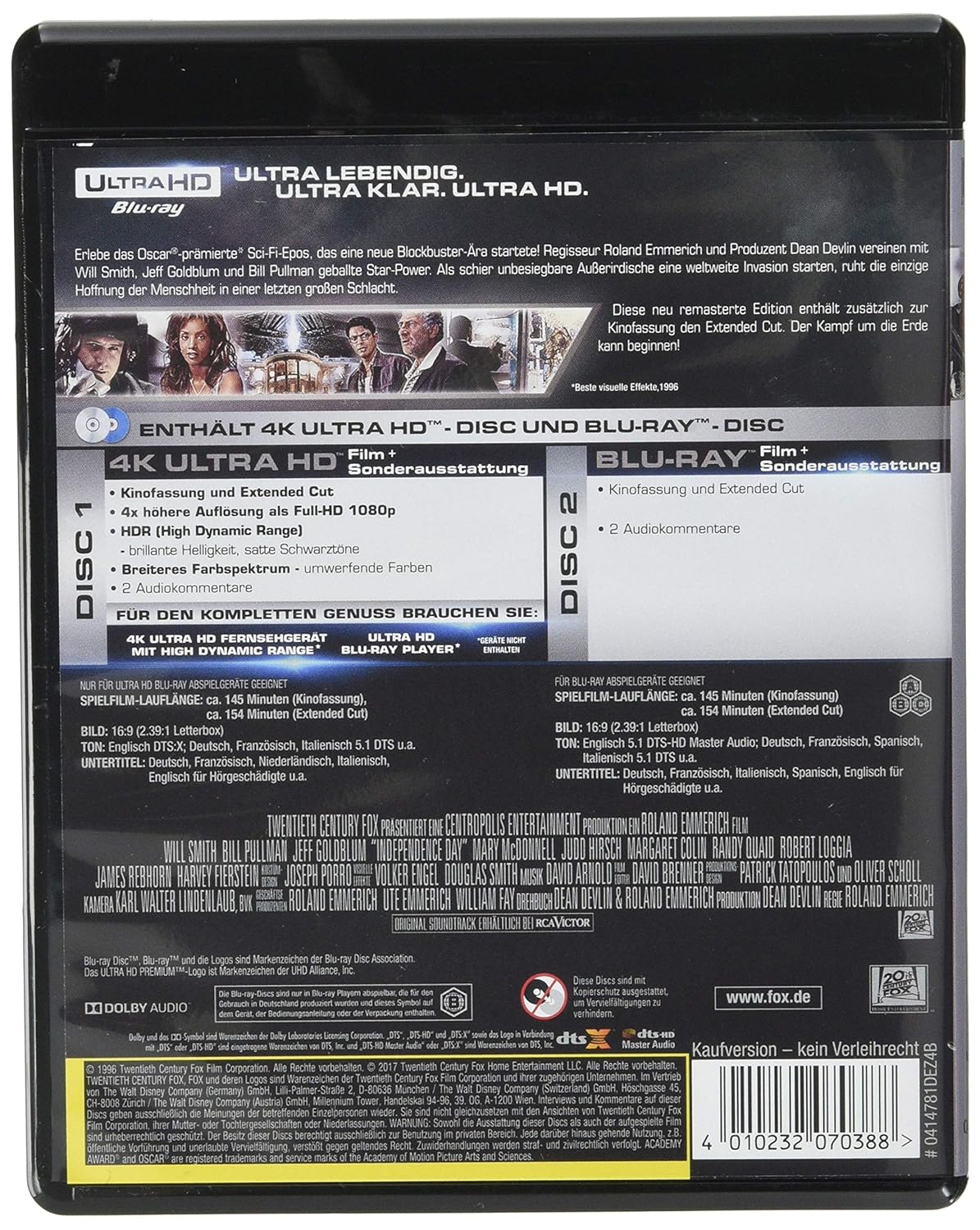 Independence Day (4K Ultra-HD) (+ Blu-ray - Image 2