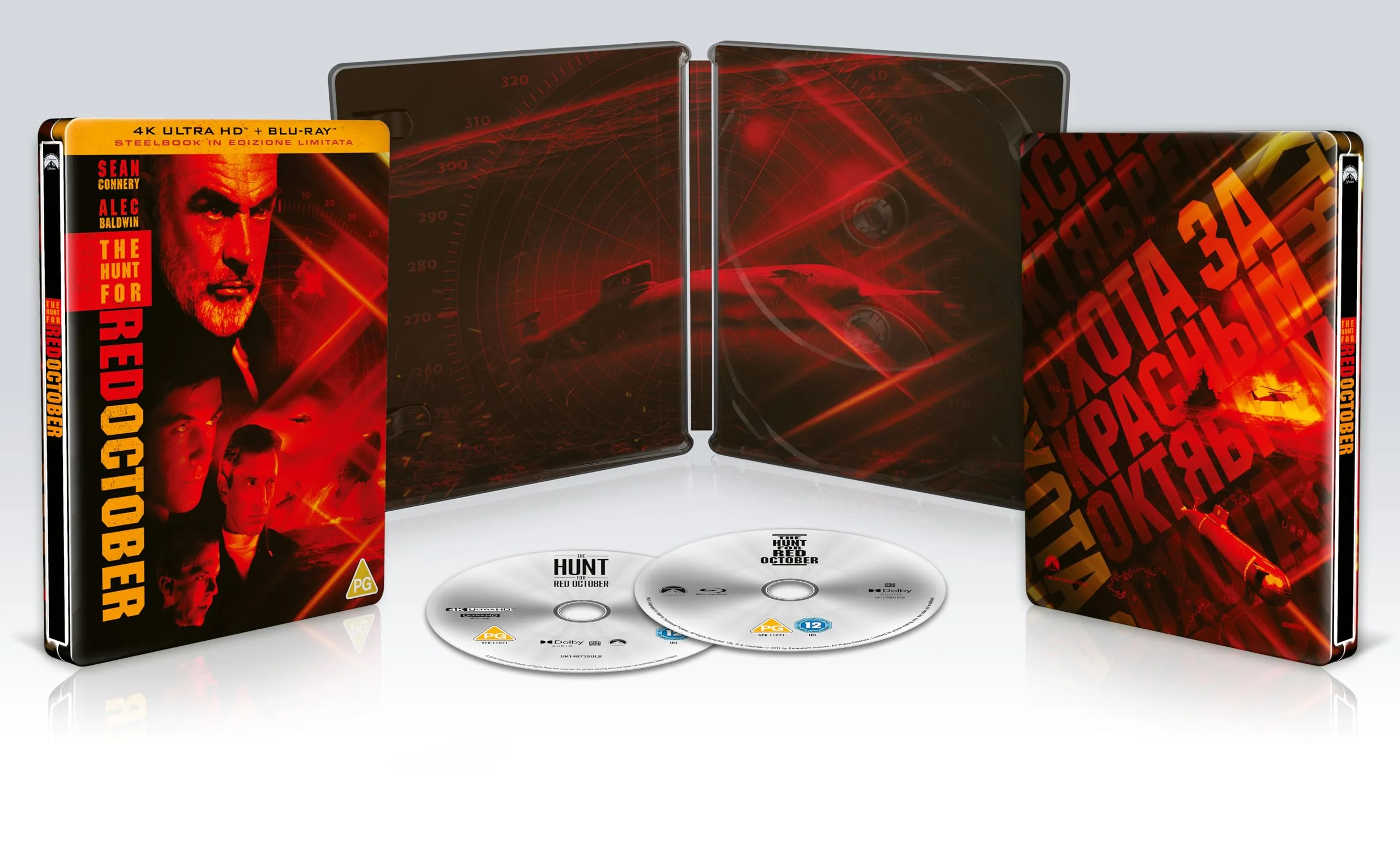 Caccia A Ottobre Rosso (Steelbook) (4K Ultra Hd+Blu-Ray)