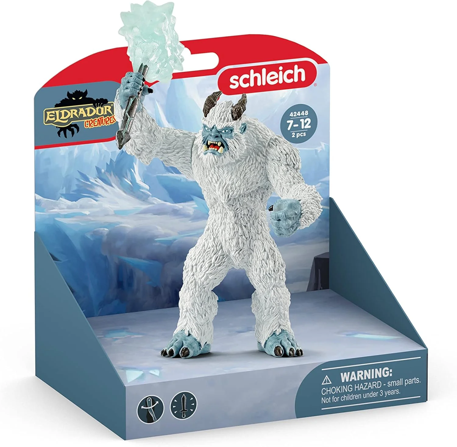 Schleich - Eldrador - Ice Monster With Weapon (42448) - Image 3