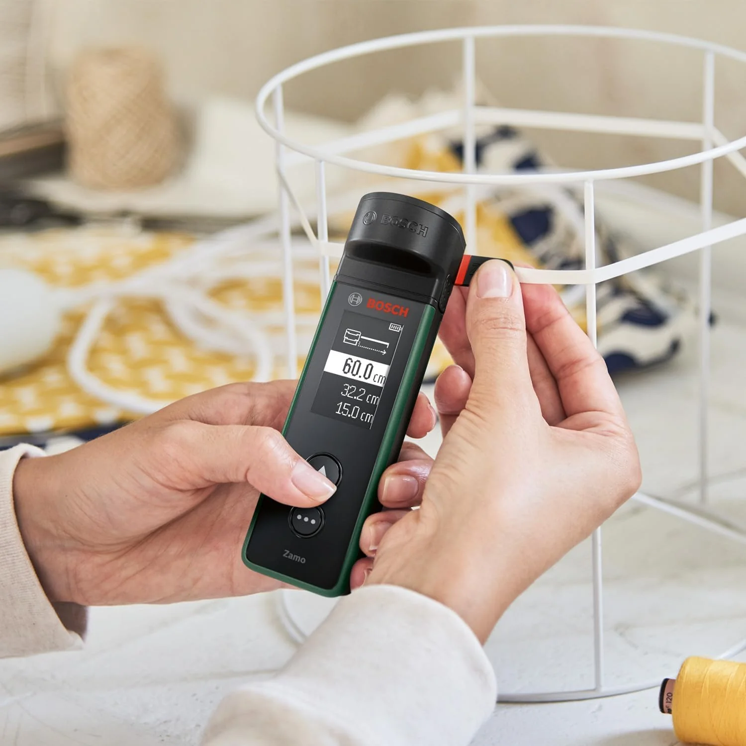 Bosch Zamo Set - Laserafstandmeter - Inclusief Lint-, Wiel- En Lijnadapter - Batterijen - Image 7