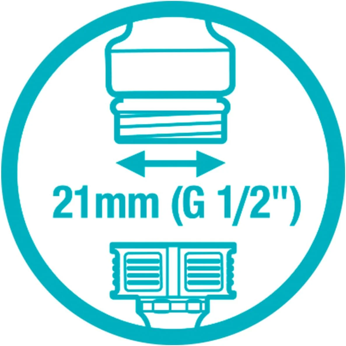 Gardena - Tap Connector - 21 Mm (G 1/2) - Image 2