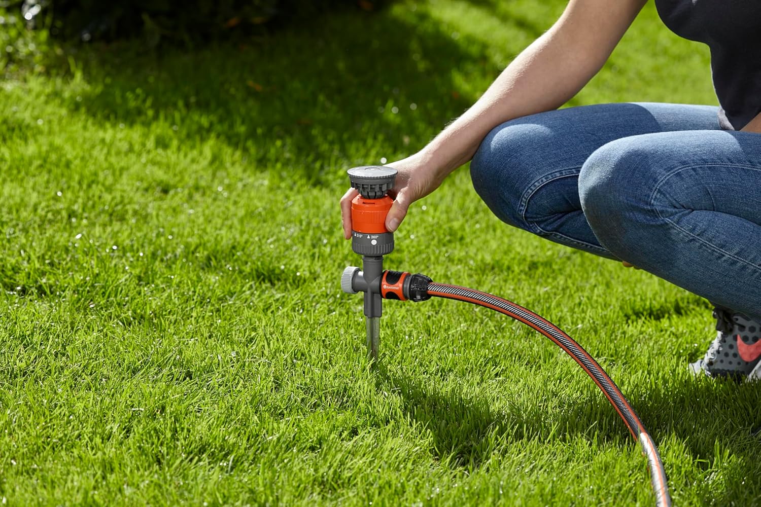 Gardena Circular Sprinkler Vario with Spike - Image 3