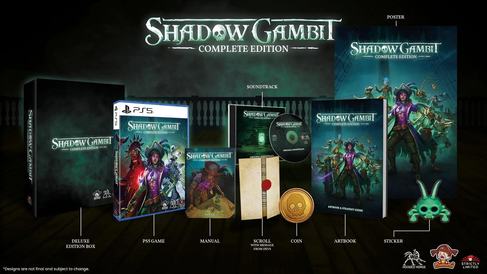 Strictly Limited Games - Shadow Gambit: The Cursed Crew Complete Edition - Deluxe Edition (PlayStation 5) (PEGI) PlayStation 5 Deluxe Edition