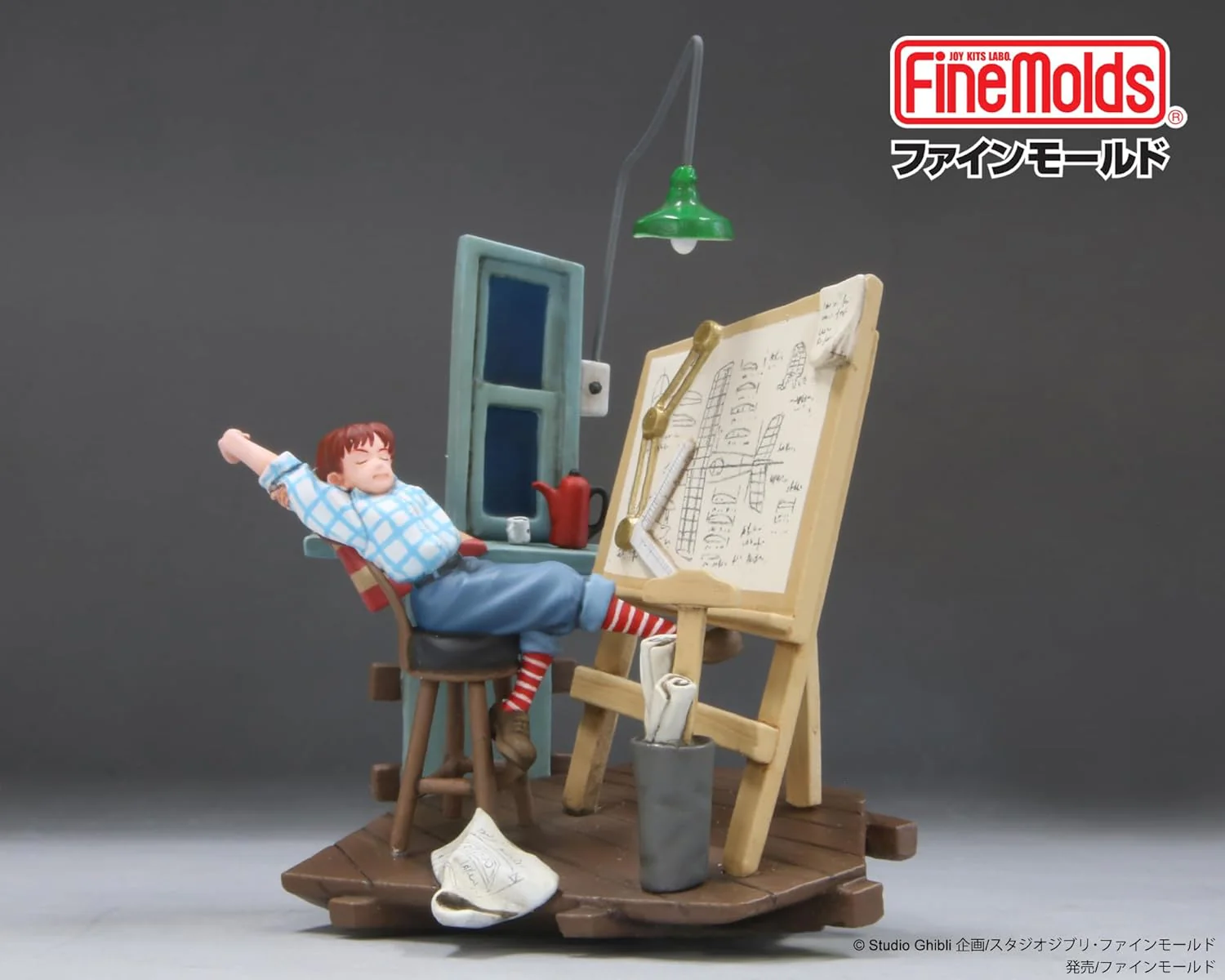 (FineMolds) Fine Mold Studio Ghibli Vignette Collection No.2 Red Pig Fio Mancanza di sonno in plastica non scala modello GV2 - Image 2