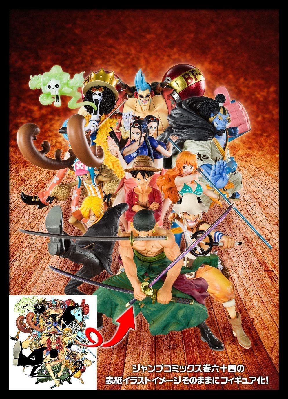 TAMASHII NATIONS - One Piece - Straw Hat Luffy, Bandai Spirits FiguartsZERO Collectible Figure - Image 3