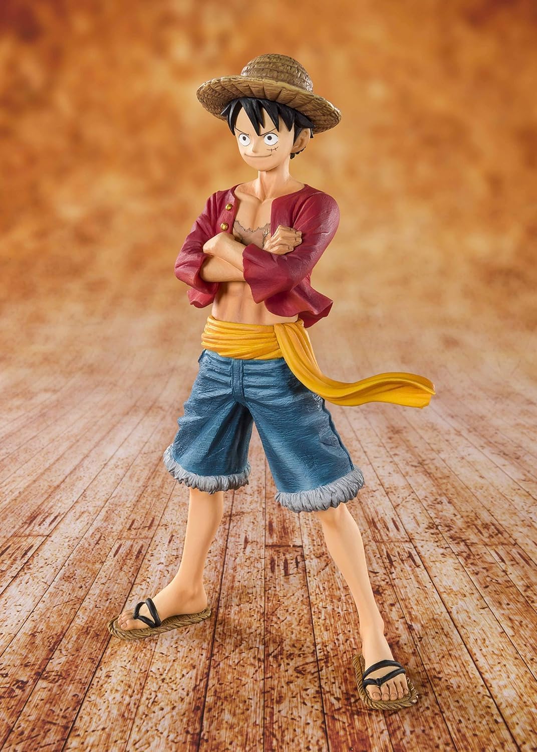 TAMASHII NATIONS - One Piece - Straw Hat Luffy, Bandai Spirits FiguartsZERO Collectible Figure - Image 6