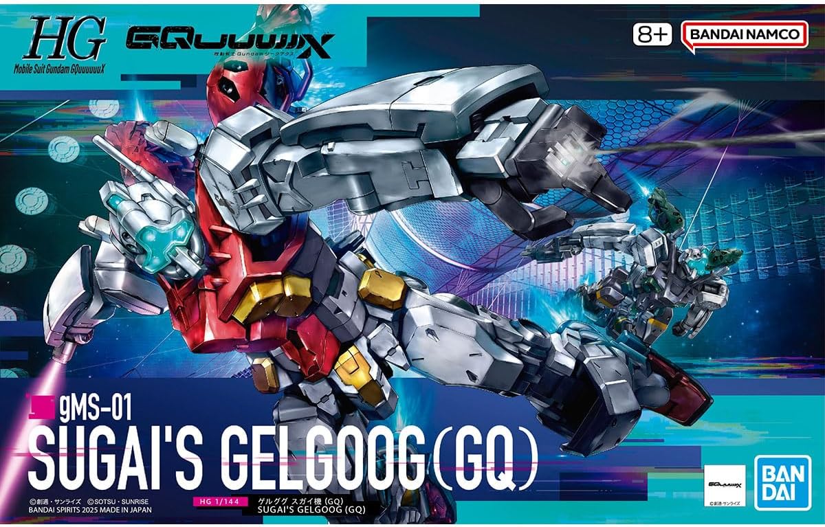 Bandai Hobby - Mobile Suit Gundam GQuuuuuuuX - #3 Sugai's Gelgoog (GQ) HG 1/144 Modellbausatz - Image 5