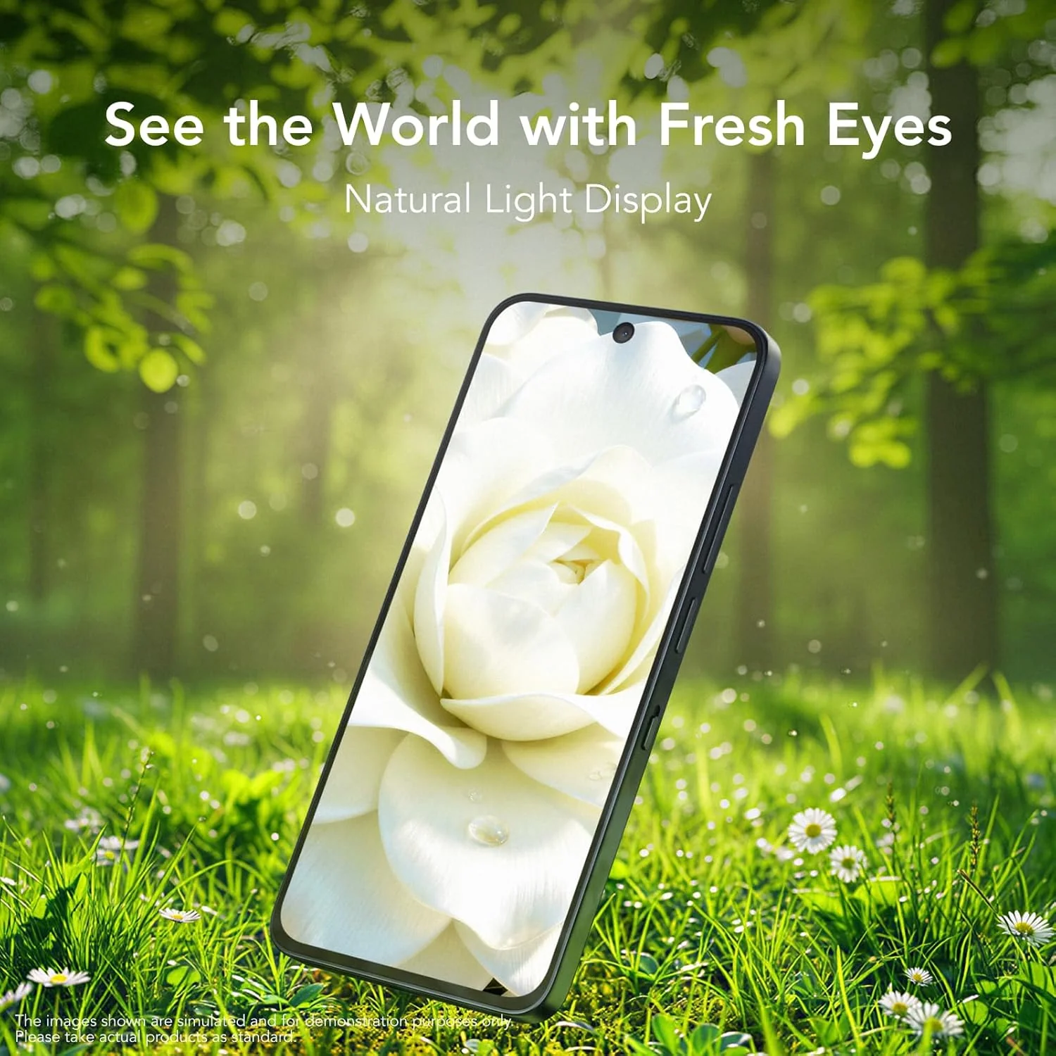 TCL NXTPAPER 70 Pro 5G smartphone 6.9" FHD+ 120Hz 8GB+256GB 5200mAh big battery 33W fast charge Anti-glare Anti-blue light display Protect your eyes 50MP OIS+EIS camera, IP68, Dual SIM Stellar Blue - Image 4