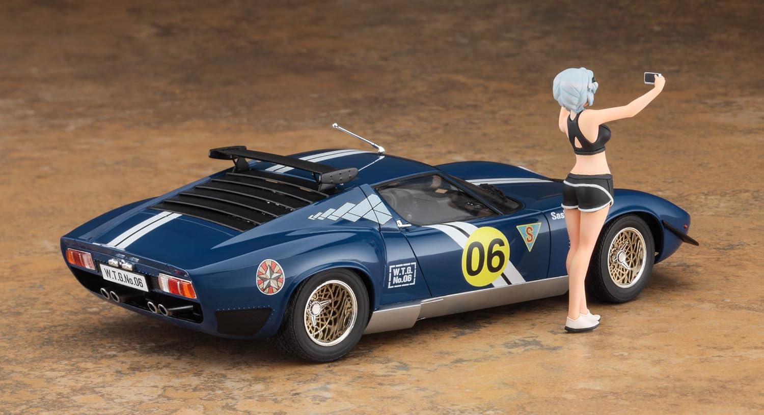 Hasegawa - 1/24 Wild Egg Girls Lamborghini Jota Svr, Sasha Ilyushina - Image 3