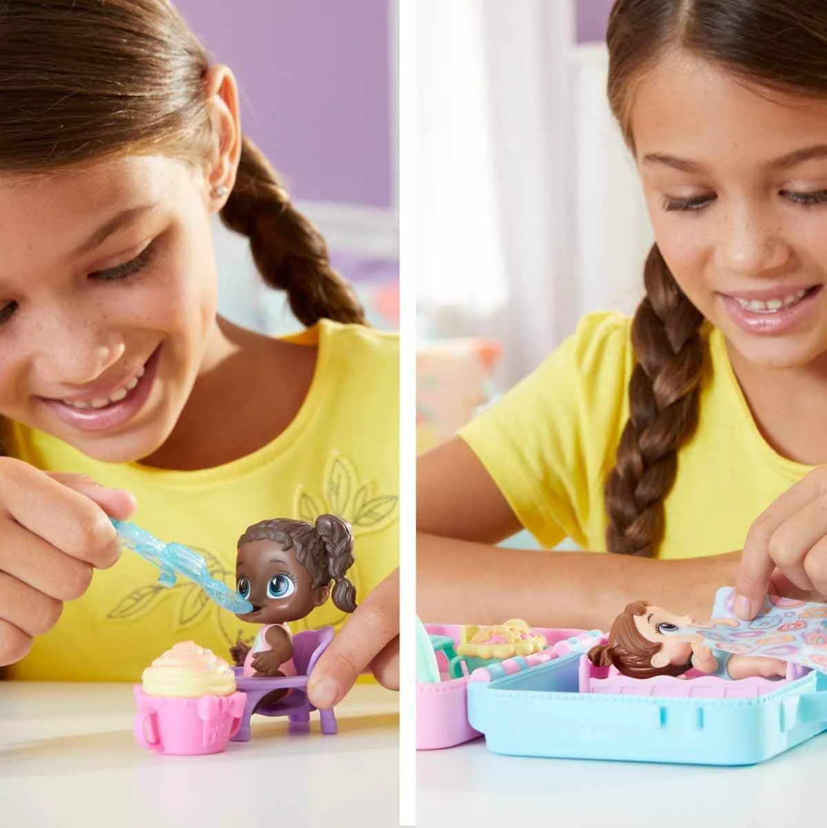 Baby Alive Foodie Cuties, Surprise Toy, 3-Inch Doll for Kids 3 and Up, 10 Surprises in Lunchbox-Style Case (Styles May Vary - Image 5