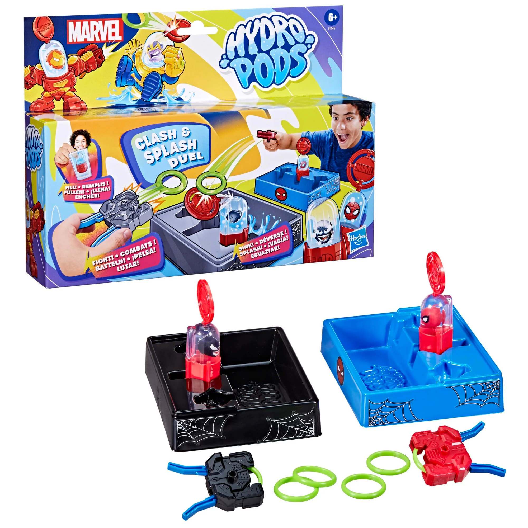 Hasbro Hydro Pods HDP MVL Clash And Splash DUEL