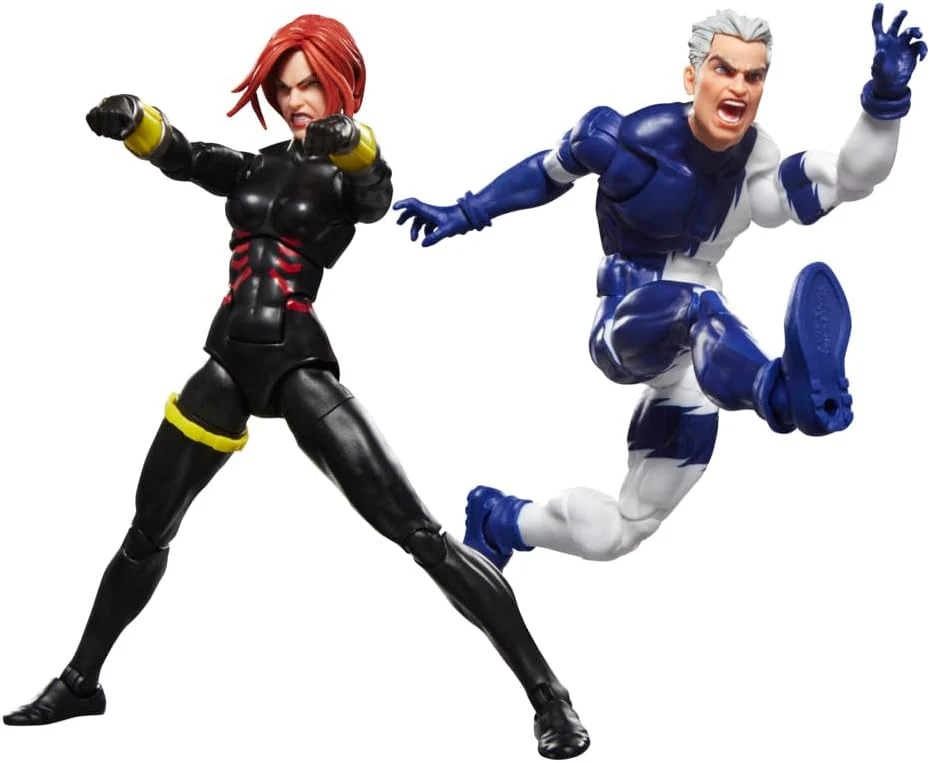 Marvel Legends Series Black Widow und Quicksilver, Avengers: The Crossing Comics Action-Figuren zum Sammeln (15 cm - Image 2