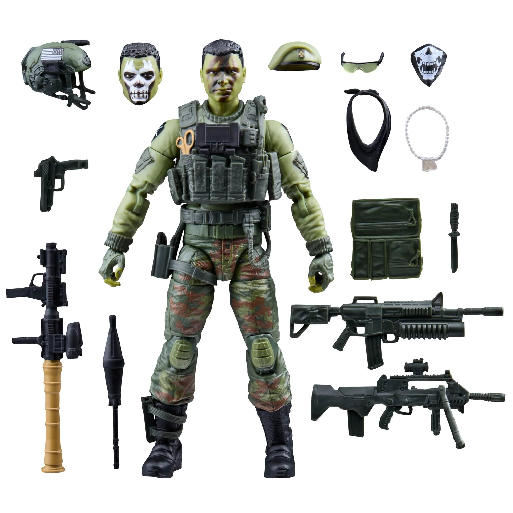 G.I. Joe Classified Series, Legacy Collection: Action Soldier - Special Forces, set con action figure collezionabile da 15 cm e 16 accessori