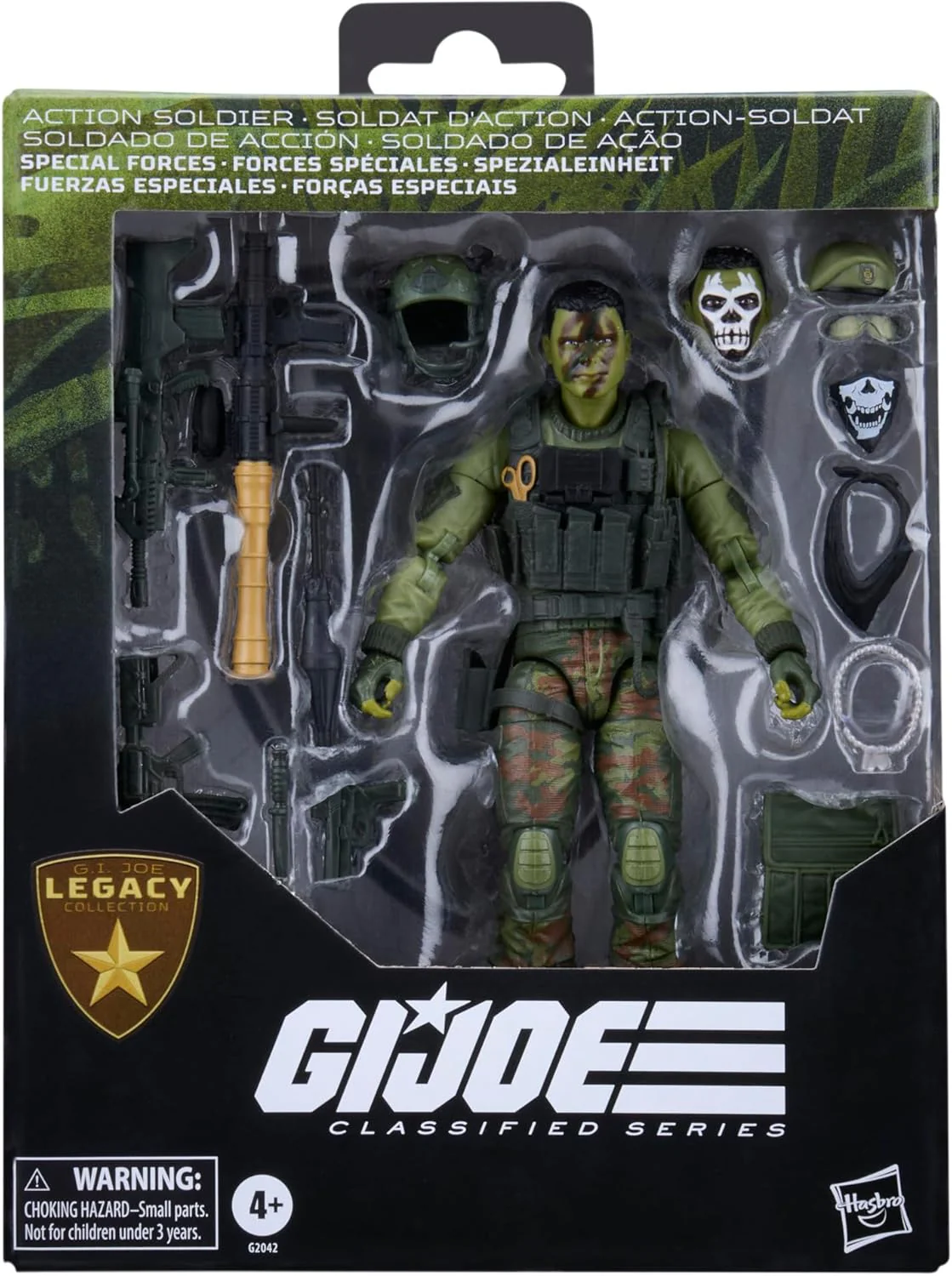 G.I. Joe Classified Series, Legacy Collection: Action Soldier - Special Forces, set con action figure collezionabile da 15 cm e 16 accessori - Image 4