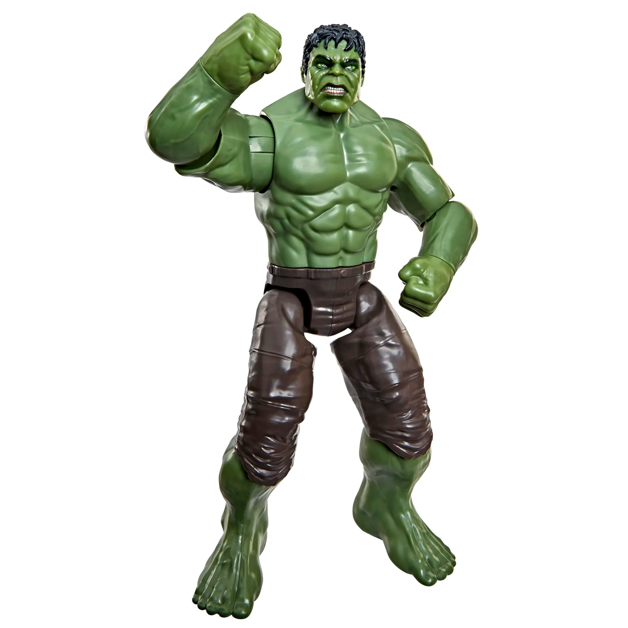 Marvel Spider-Man Day Titan Series Hulk Action Figure, 11.7-Inches, Super Hero Toys for Kids, Ages 4+
