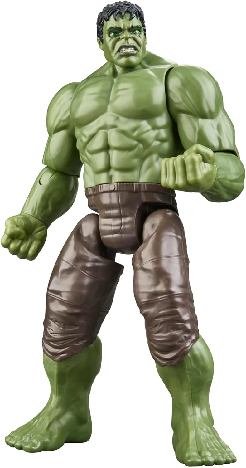 Marvel Spider-Man Day Titan Series Hulk Action Figure, 11.7-Inches, Super Hero Toys for Kids, Ages 4+ - Image 2