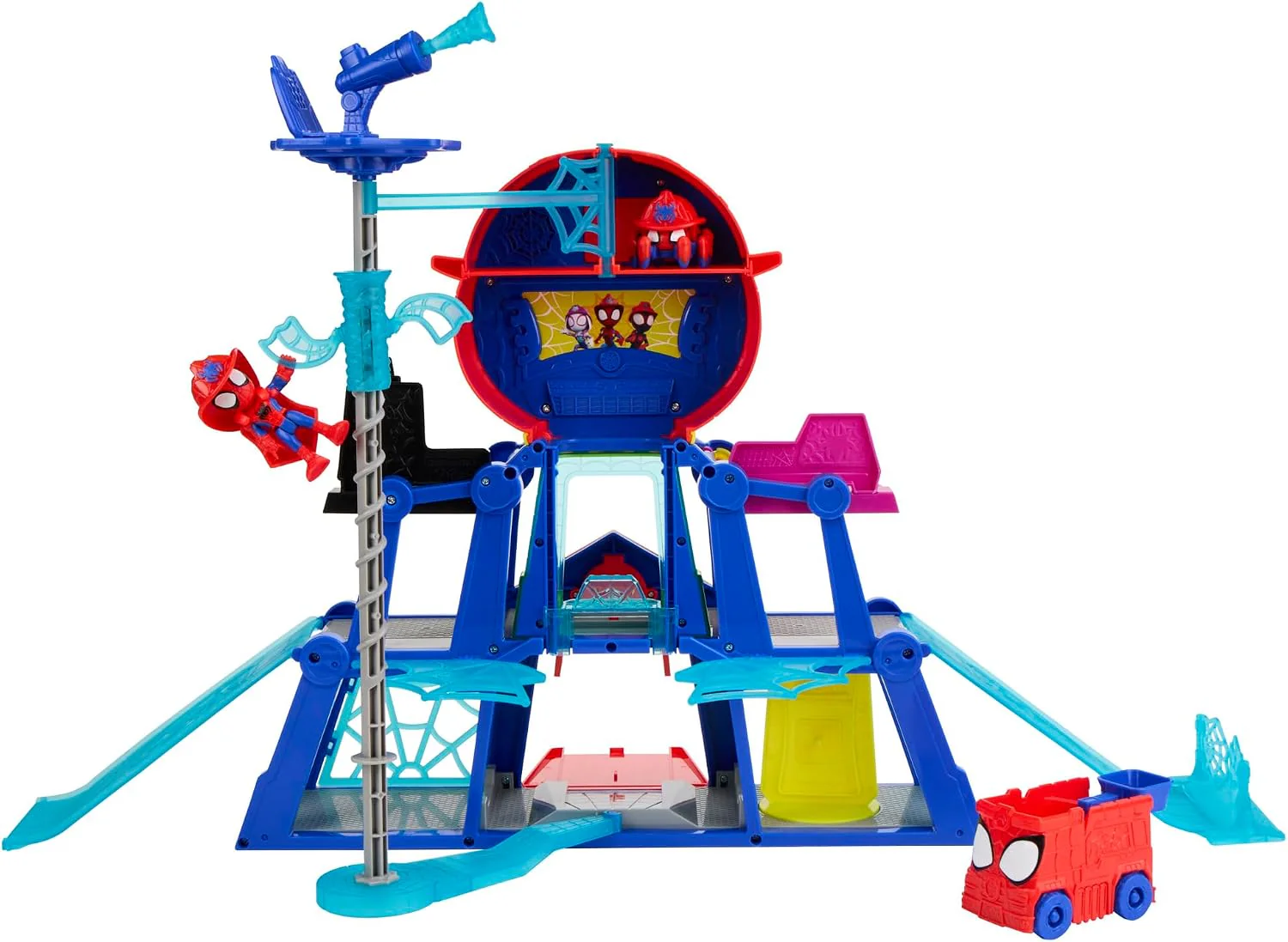 Hasbro Marvel, Spidey e i Suoi Fantastici Amici, playset Rescue-Webs Web-Quarters - Image 3
