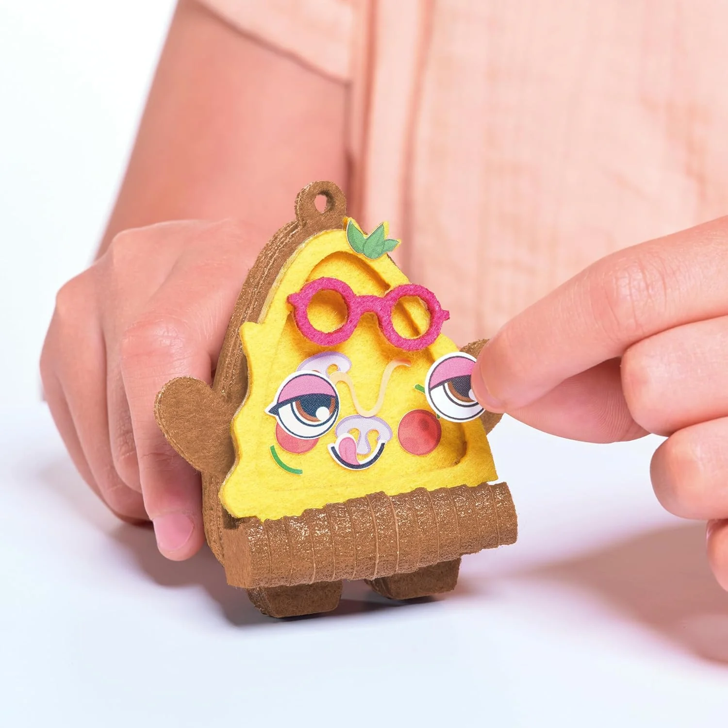TOMY Stakimos Sporty Sam and Yummy Yasmin | Kids Craft Set to Build Your Own Adorable 3D Characters from Recycled Polyester Craft Foam | No Glue or Cutting Needed | Craft Kits for Kids Ages 6+ Years - Image 2