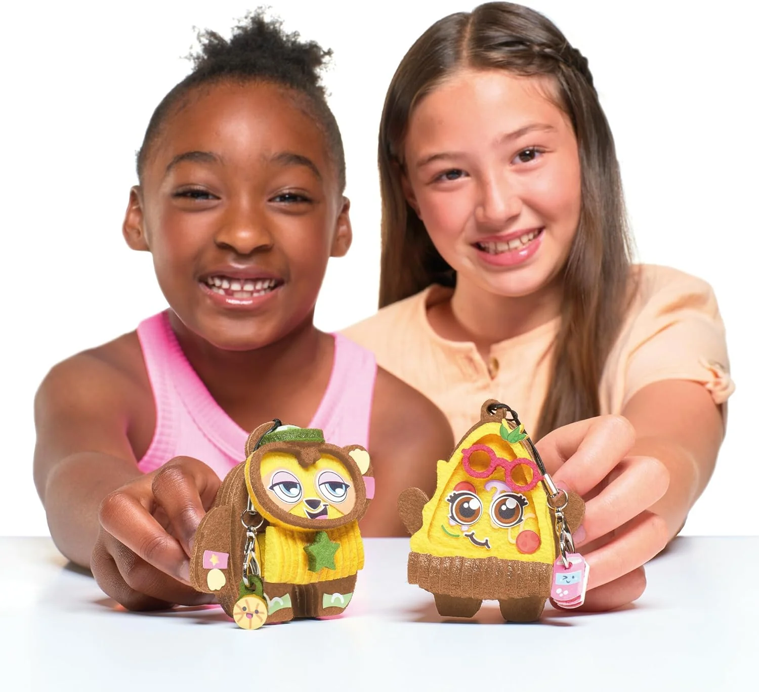 TOMY Stakimos Sporty Sam and Yummy Yasmin | Kids Craft Set to Build Your Own Adorable 3D Characters from Recycled Polyester Craft Foam | No Glue or Cutting Needed | Craft Kits for Kids Ages 6+ Years - Image 7