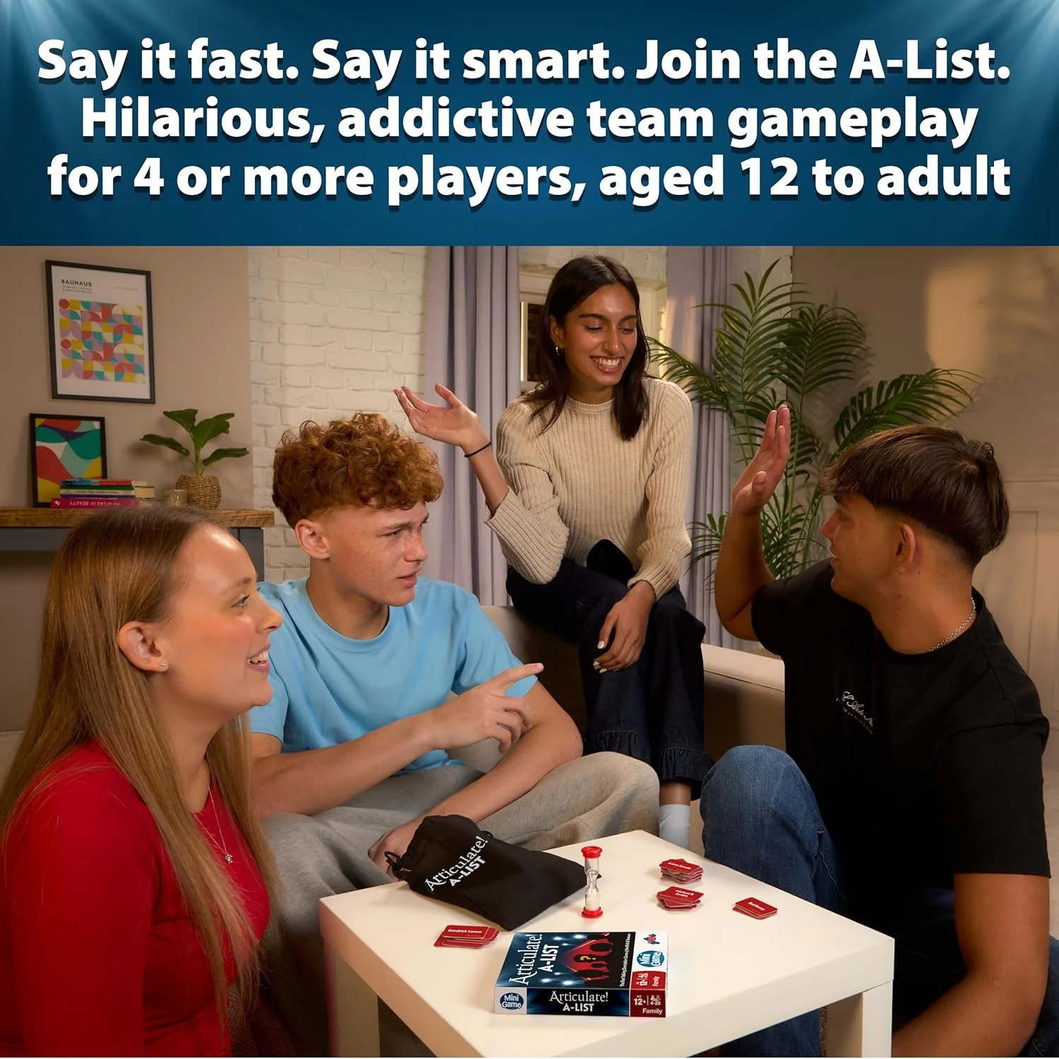 Articulate A-List Mini Game, Fast Talking Celebrity Guessing Game, Travel Size Party Game with Timer, 3 Rounds Word Challenge Board Game for Families Friends Adults and Teens Age 12+ - Image 5
