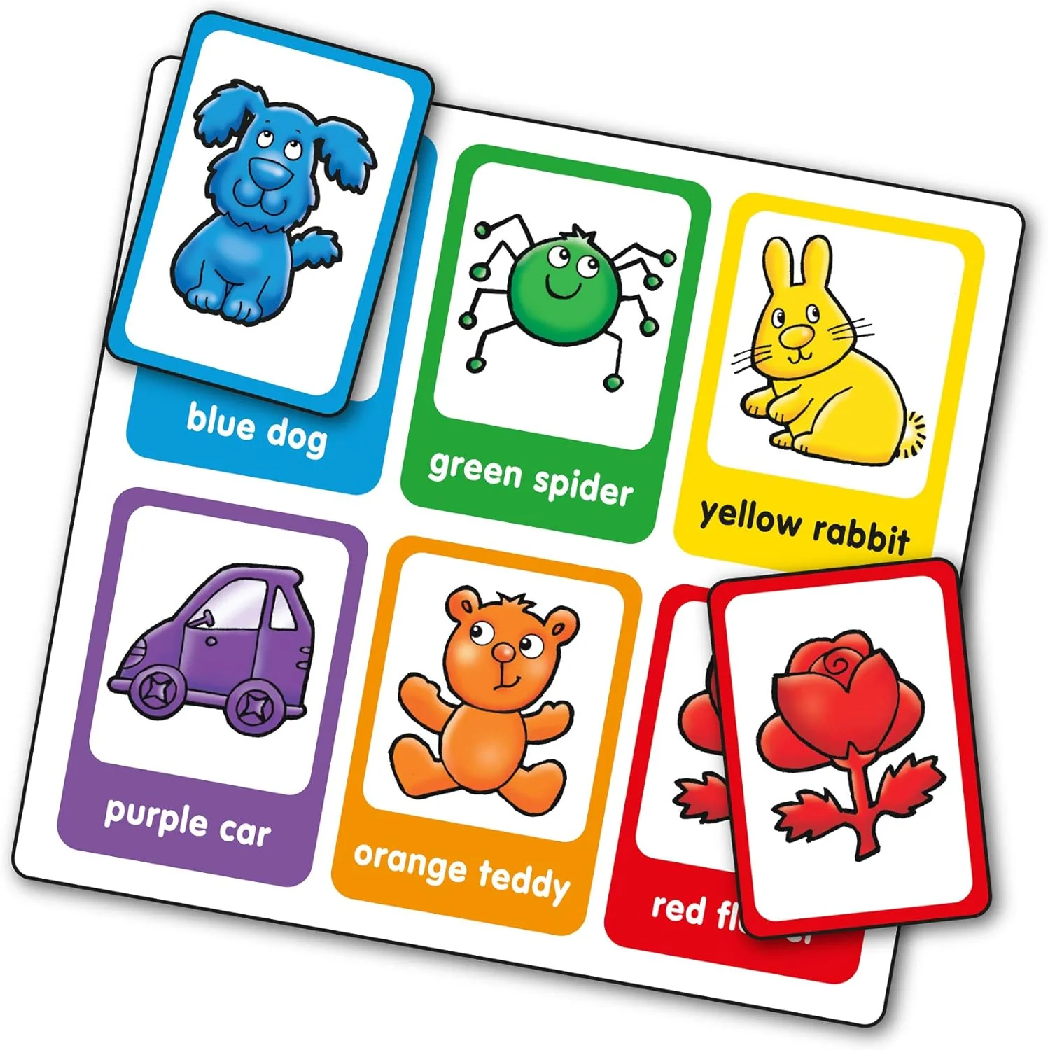 Orchard Toys Red Dog Blue Dog Lotto Game, A Fun First Matching and Memory Game, Perfect For Children Aged 2-5, Develops Memory Skills - Image 2