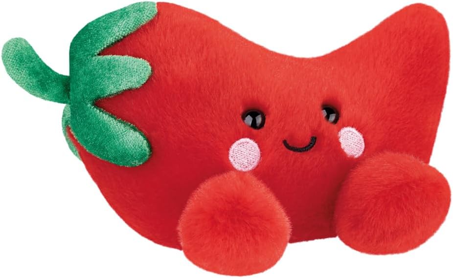 AURORA - 61679 - Palm Pals Fuego Chili Pepper 13cm Soft Toy - Fun Collectable Plush for Kids and Adult Collectors - Perfect for Birthdays, Gifts or Any occasion - Red. - Image 3