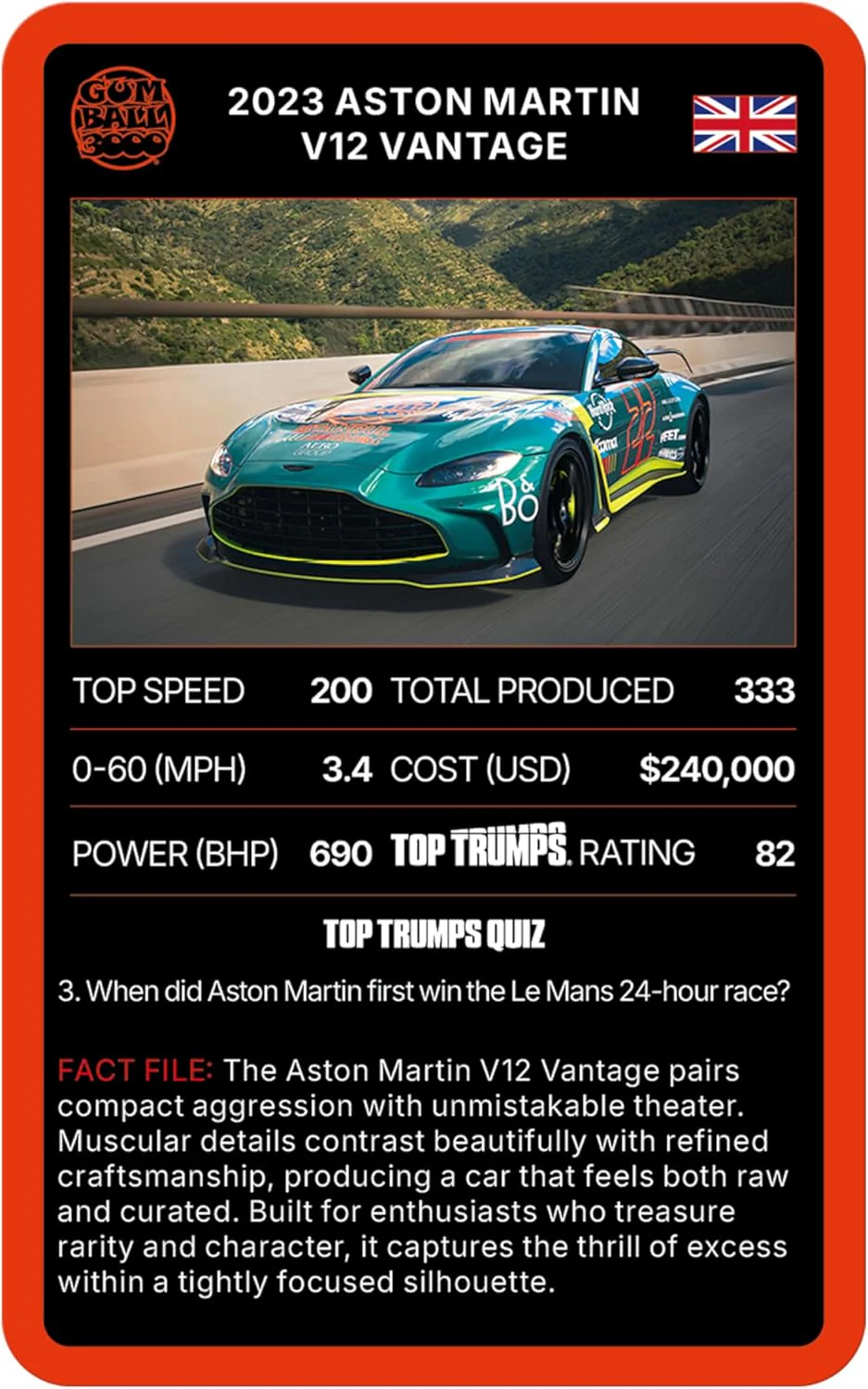 Top Trumps Gumball 3000 Superstars & Supercars Educational travel game Play with friends Travel Companion makes a great gift for ages 12 plus - Image 3