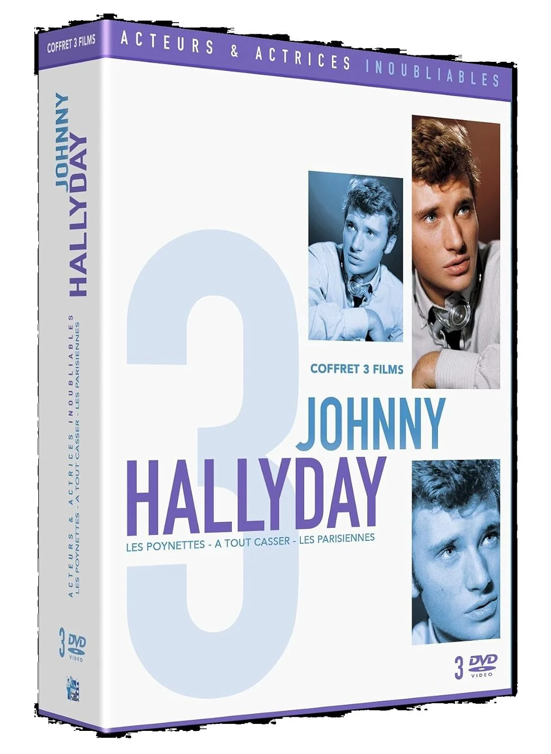 Johnny hallyday - coffret 3 films : les poneyttes + à tout casser + les parisiennes - Image 2