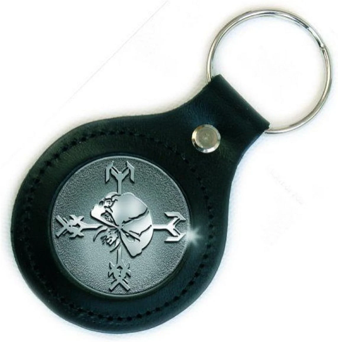 Rock Off - Iron Maiden Leather Keychain FF Icon - Image 2