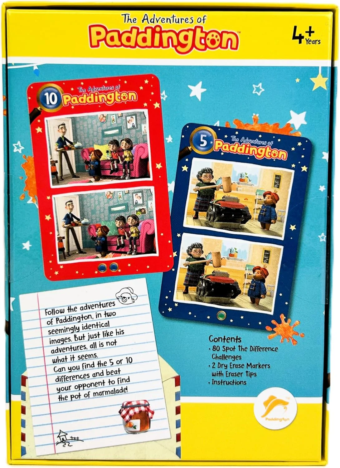 University Games The Adventures of Paddington Spot The Difference Game - Image 4