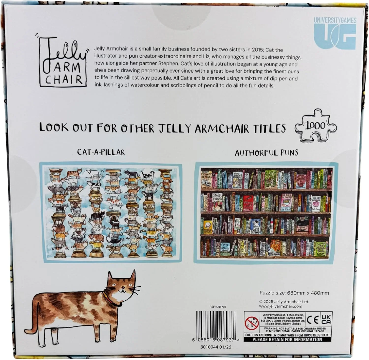 Jelly Armchair Cat-A-Pillar 1000 Piece Puzzle - Image 5
