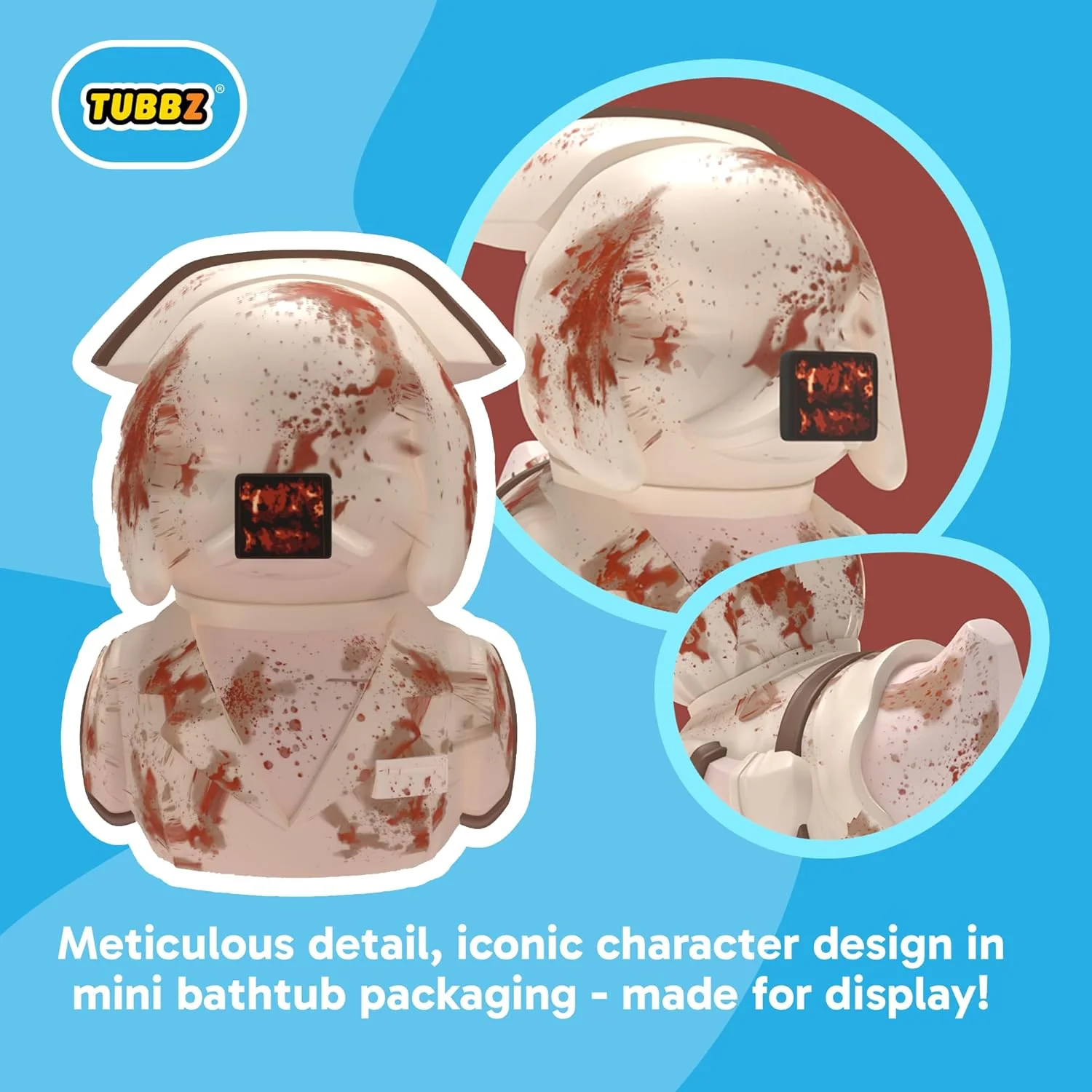 TUBBZ Mini: Silent Hill - Bubble Head Nurse Cosplaying Rubber Duck Vinyl figure – Official Collectible for Fans of Silent Hill - Image 6