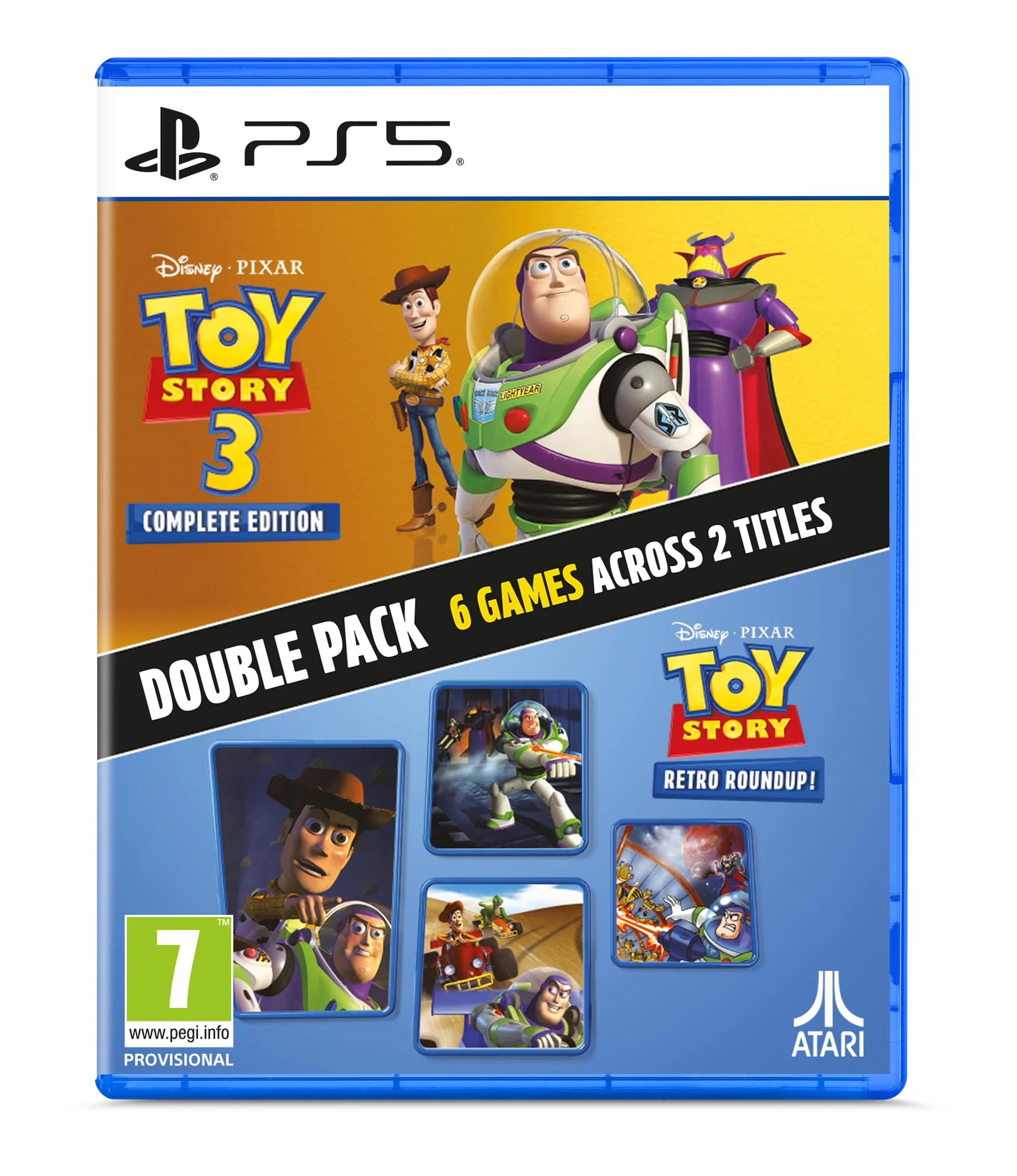 Toy Story: Retro Roundup! + Toy Story 3 Complete Edition Double Pack - PS5