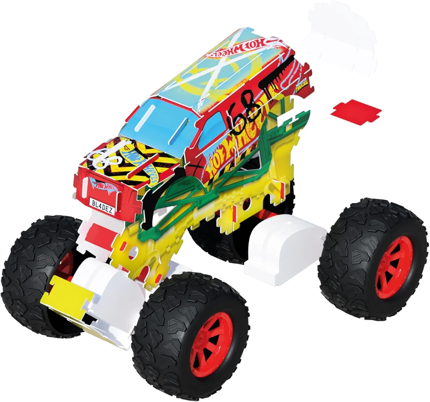 Hot Wheels - Motor Maker Kitz Monster Truck Kit (Bla85578) - Image 3