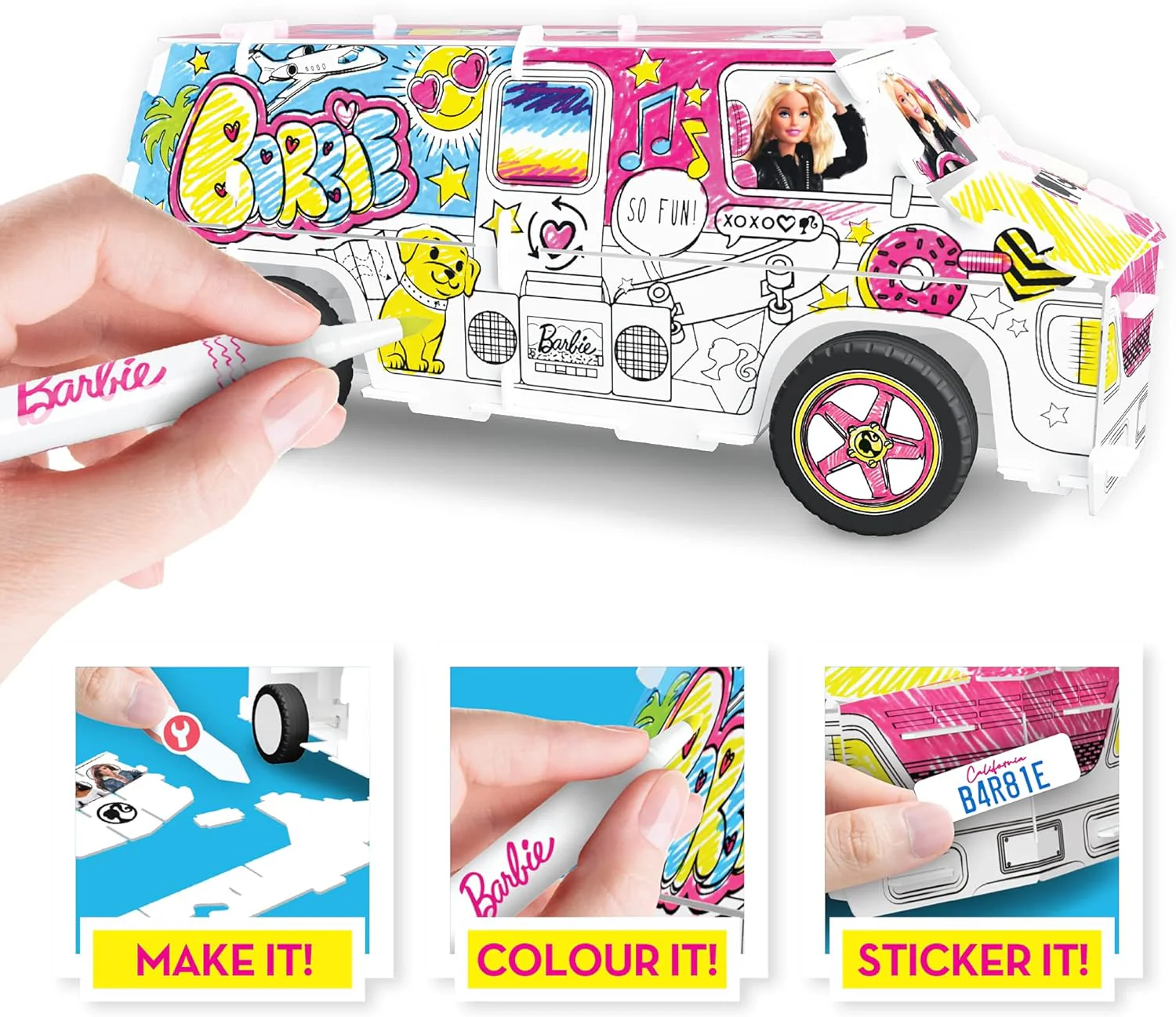 Barbie - Creative Maker Kitz Diy Super Camper (Bla85607) - Image 2