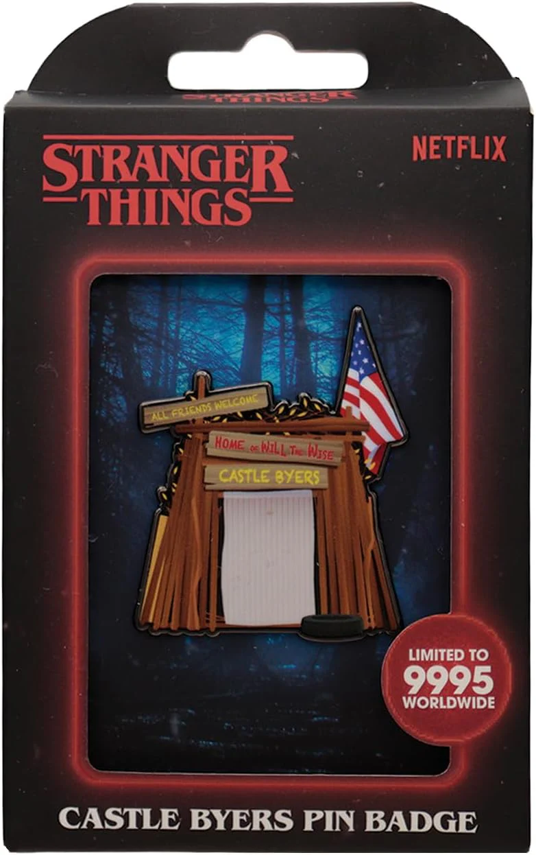 Stranger Things Castle Byers Limited Edition Pin Badge - Offiziell lizenziertes Sammlerstück (9.995 Worldwide - Image 3