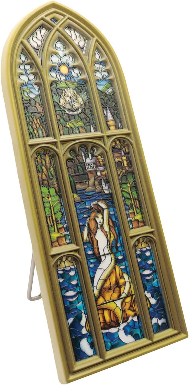 FaNaTtik Harry Potter Meerjungfrau Buntglas Fenster Harz Plaque - Triwizard Turnier Black Lake Sammlerstück Dekor - Image 3