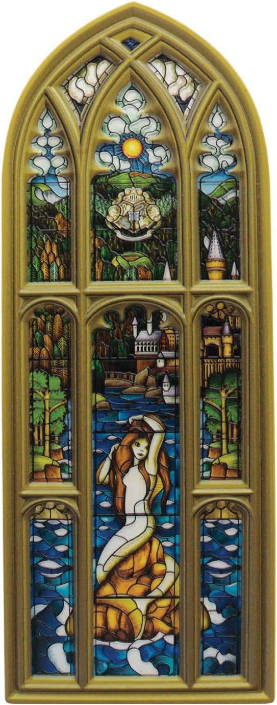 FaNaTtik Harry Potter Meerjungfrau Buntglas Fenster Harz Plaque - Triwizard Turnier Black Lake Sammlerstück Dekor - Image 4