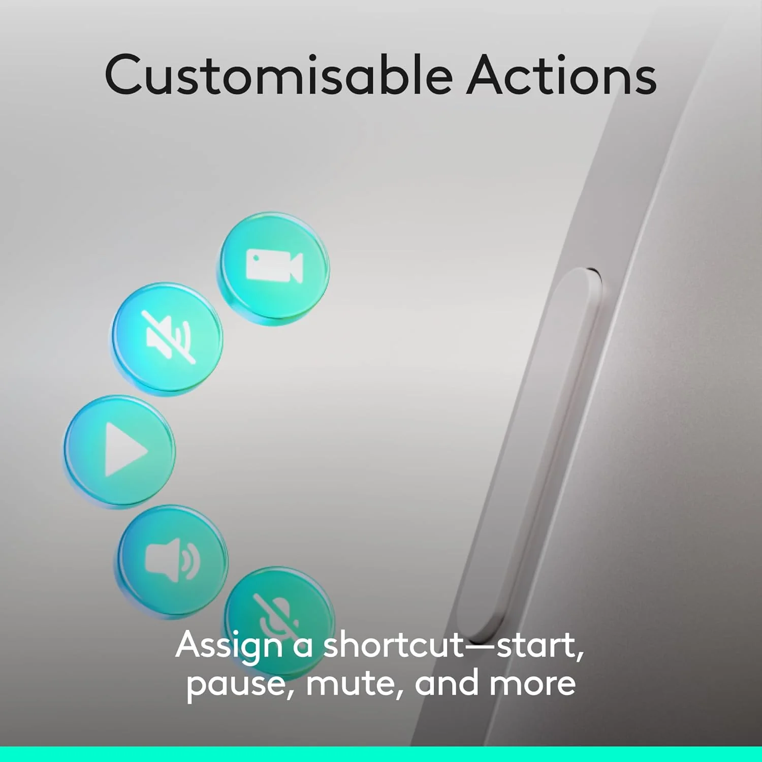 Logitech Spotlight 2 Presentation Remote, Wireless Presentation Clicker with Haptics, Digital Highlighting, Customisable Actions, Laser Pointer, Quick Charge, Bluetooth, and USB-C - Sand - Image 6