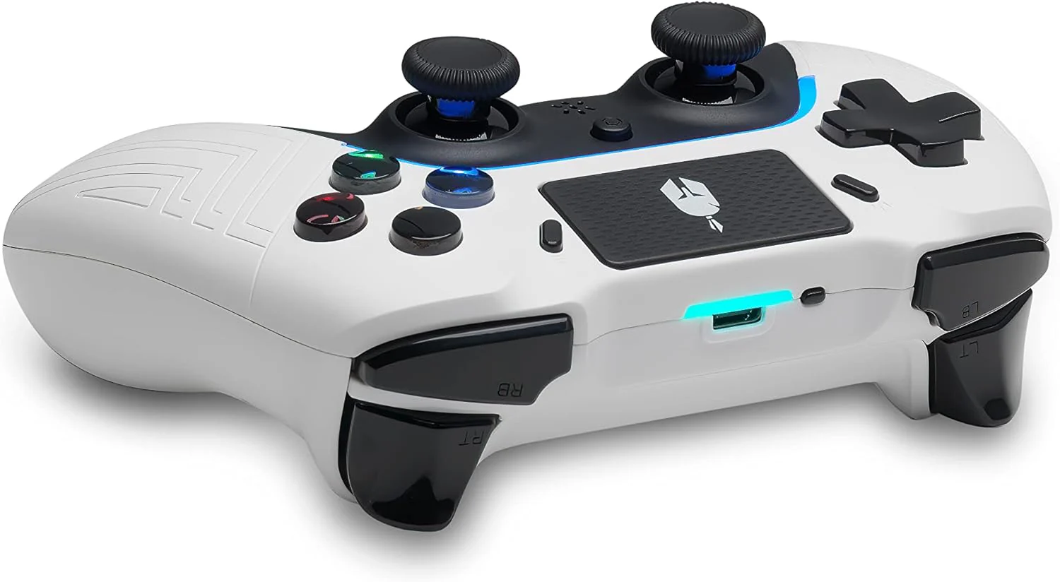 Spartan Gear - Aspis 4 Wired & Wireless Controller (Compatible with PC and Playstation 4 ) (White/Black - Image 2