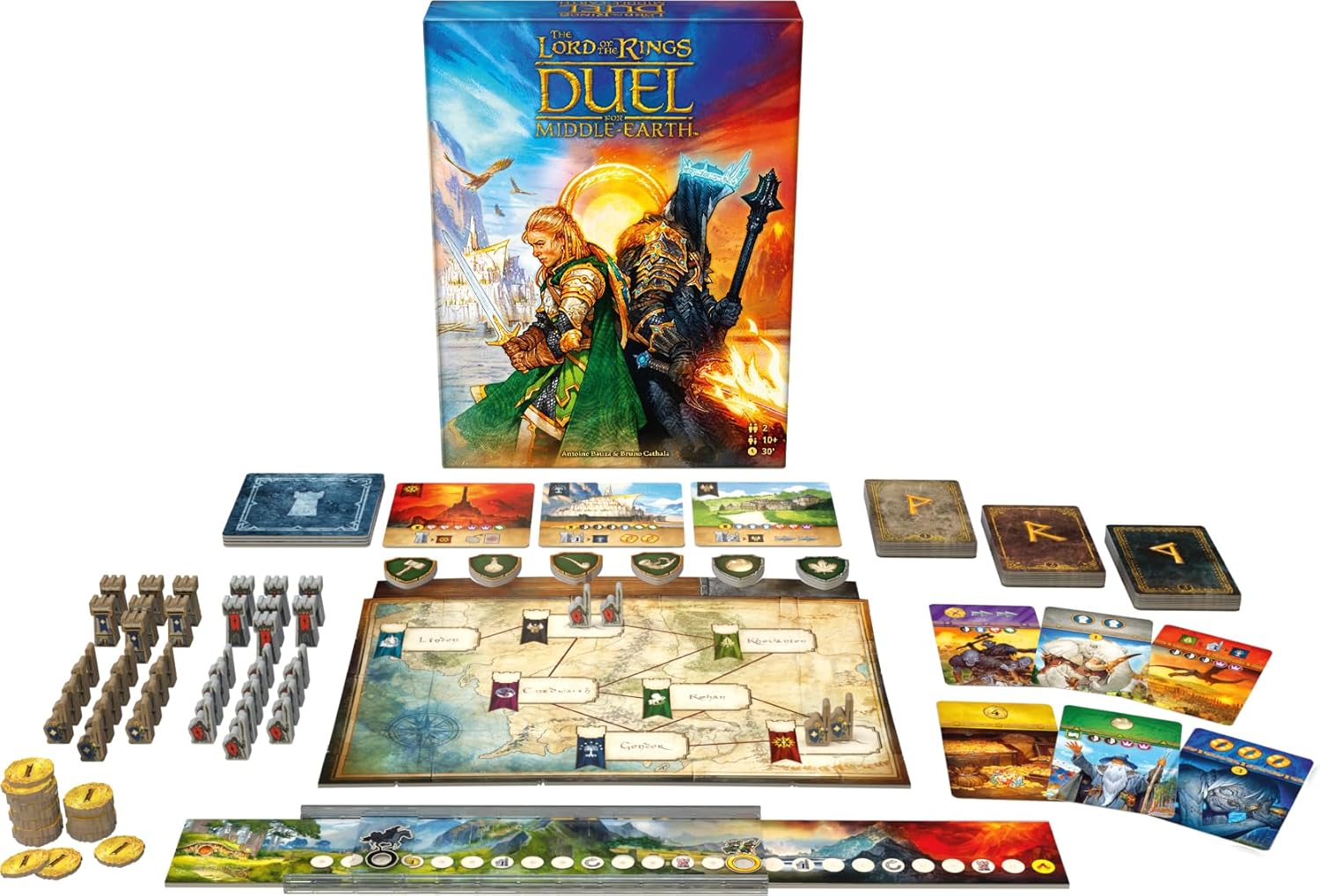 Asmodee | Der Herr der Ringe: Duell für Mittelerde | Brettspiel | Ab 10 Jahren | 2 Spieler | Spielzeit: 30 Minuten - Image 4