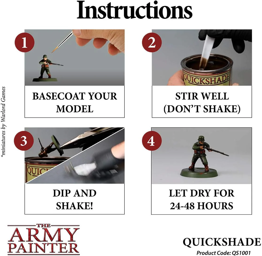 The Army Painter Quickshade Dip Soft Tone, Quickly Dipping and Shading Entire Wargaming Armies, Oil Wash for Miniature Figures, for Tabletop Roleplaying or Wargames, 250 ml (Soft Tone - Image 6