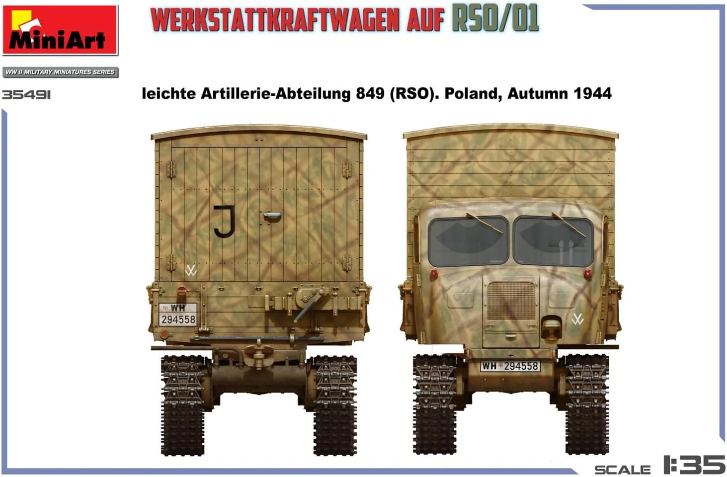 MiniArt - 1/35 Werkstattkraftwagen Auf Rso/01 - Image 2