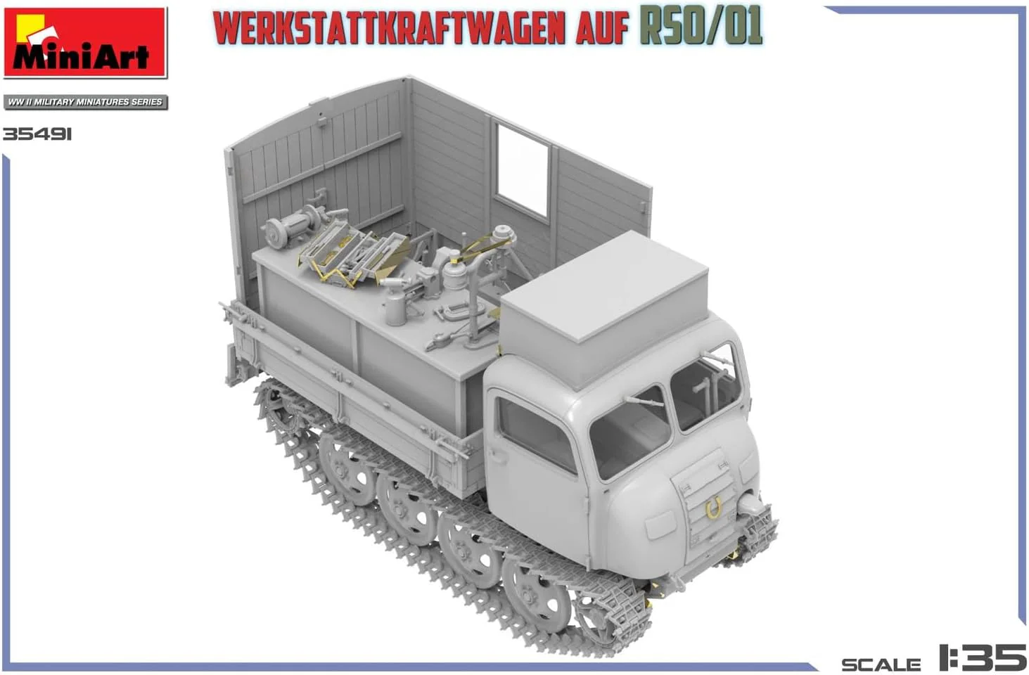 MiniArt - 1/35 Werkstattkraftwagen Auf Rso/01 - Image 3