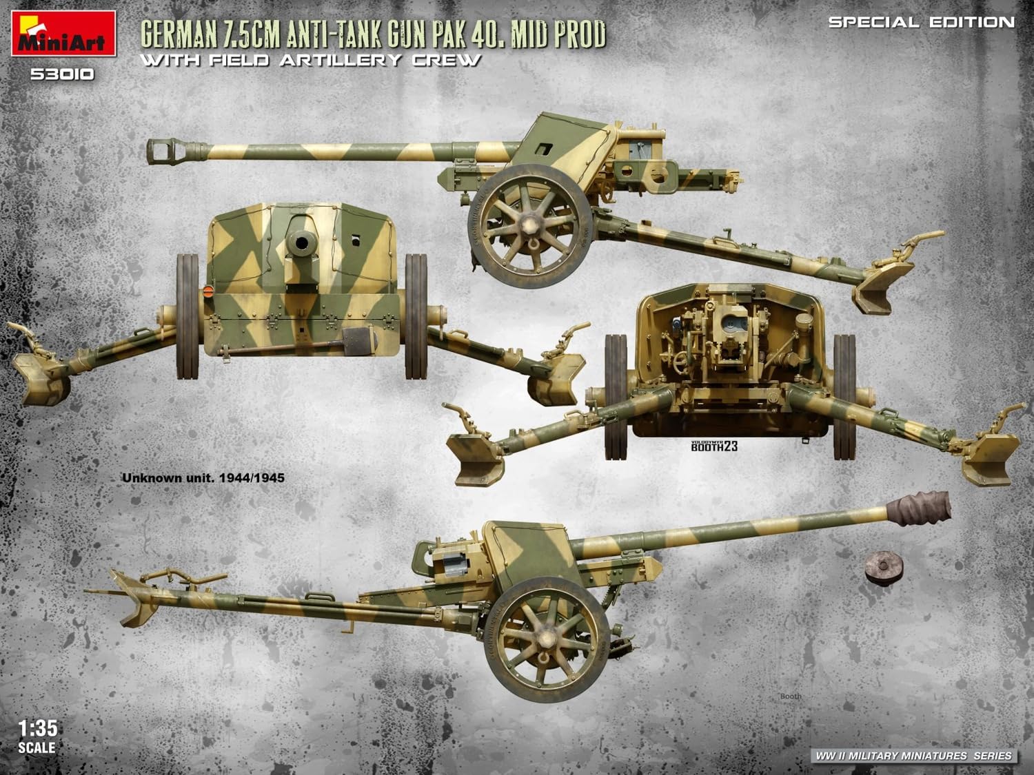 MiniArt - 1/35 German 7.5cm Anti-tank Gun Pak 40. - Image 3